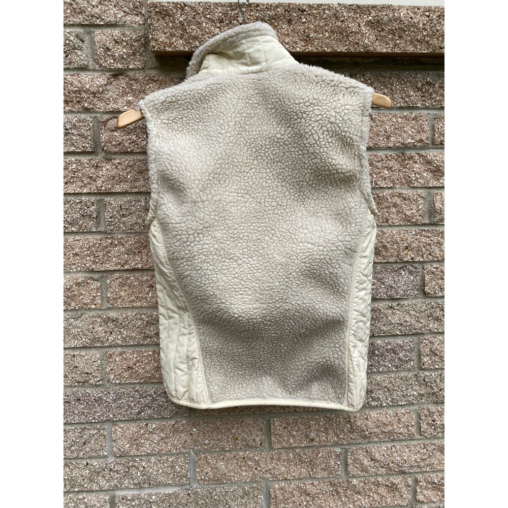 Patagonia Retro-X Fleece Vest Cream Full Zip Small Windproof Gorpcore Outdoors - Picture 5 of 7